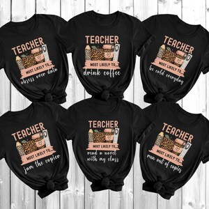 Funny Teacher Shirt: Matching Group Back to School T-Shirt
