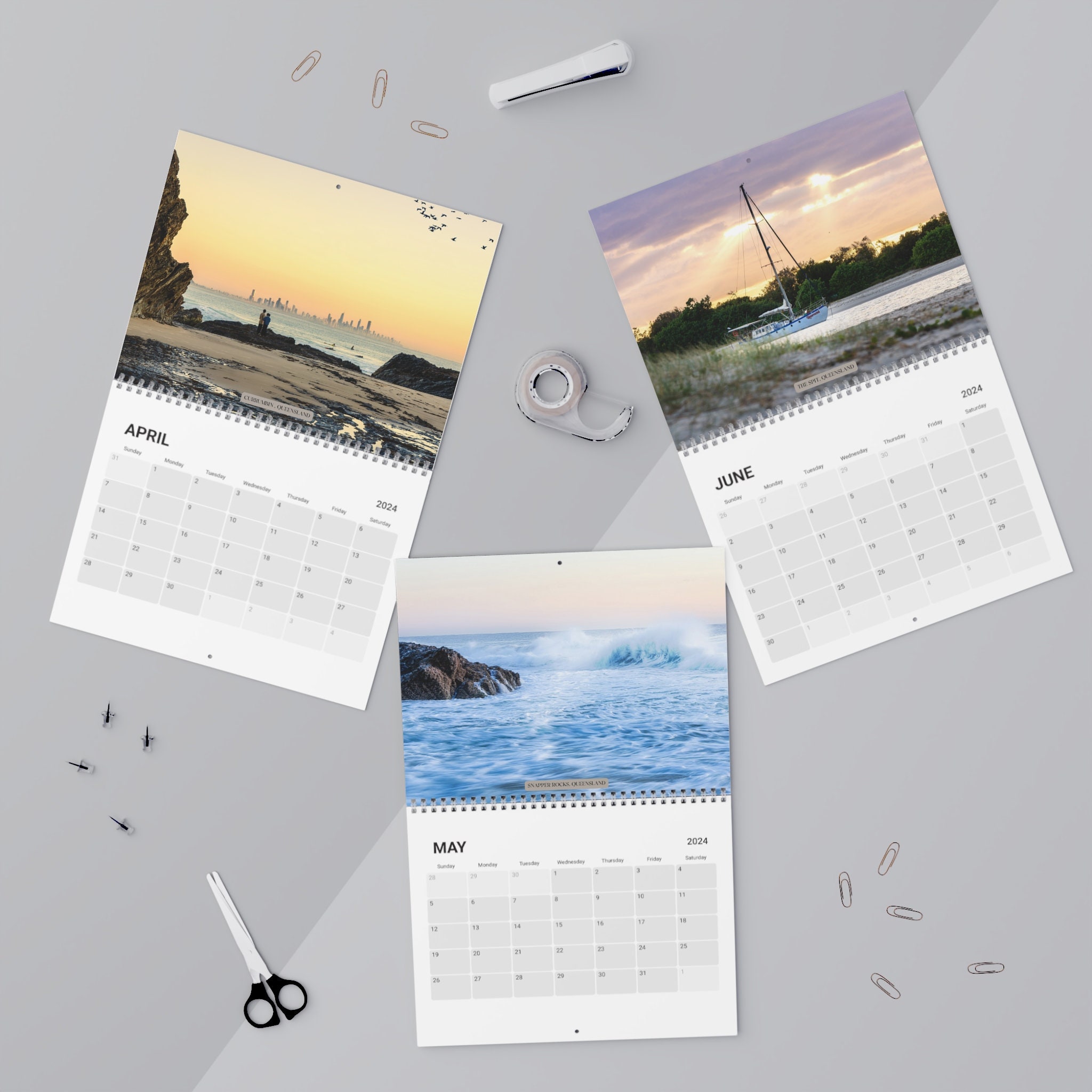Australian 2024 Wall Calendarkeep Track of Your Appointments Whilst