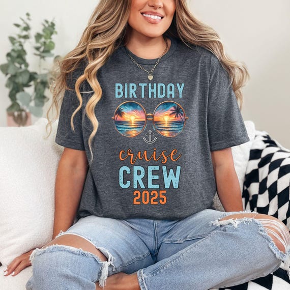 Custom Birthday Cruise Shirts, Custom Matching Group T-shirts