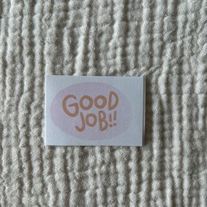 Sticker good job 20 Stück für die Schule Aufkleber Stempel Lehrer Unterricht Motivation Lob