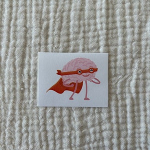 Sticker Brain 20 stuks voor school sticker stempel leraar lesgeven motivatie lof
