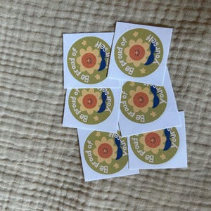 Sticker wees trots op jezelf 20 stuks voor school sticker stempel leraar les motivatie lofbrief sticker memes