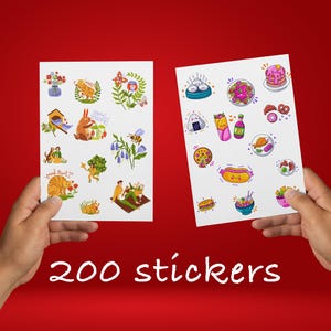 Professional digital icons, stickers, and emojis collection