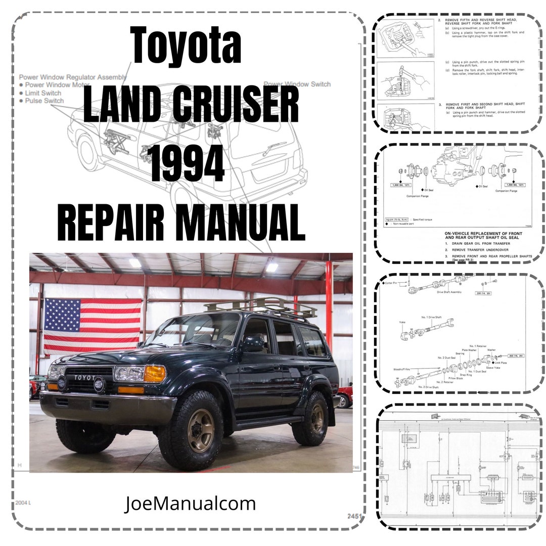 て*ん様 TOYOTA LANDCRUISER 70 配線図 修理書セット Toyota Land Cruiser 1994 Service and Repair Manual Electrical