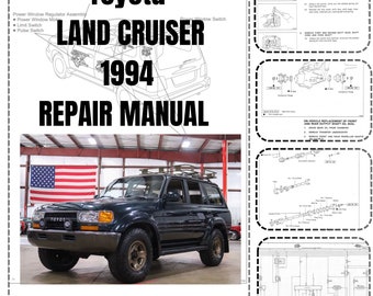 Toyota Land Cruiser 1994 Service- en Reparatiehandleiding Elektrische Bedradingsschema's