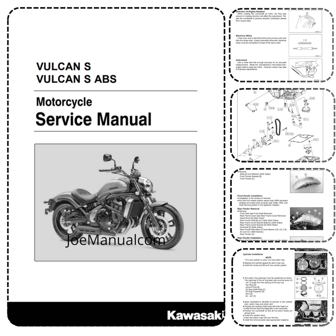 Kawasaki Vulcan S ABS Service and Repair Manual Canada