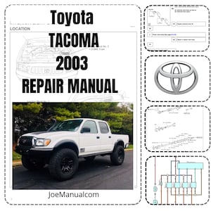 2003 Toyota TACOMA Repair Service Manuals and Electrical Wiring Diagrams