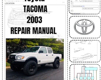 Reparatiehandleidingen en elektrische schema's voor de Toyota Tacoma uit 2003