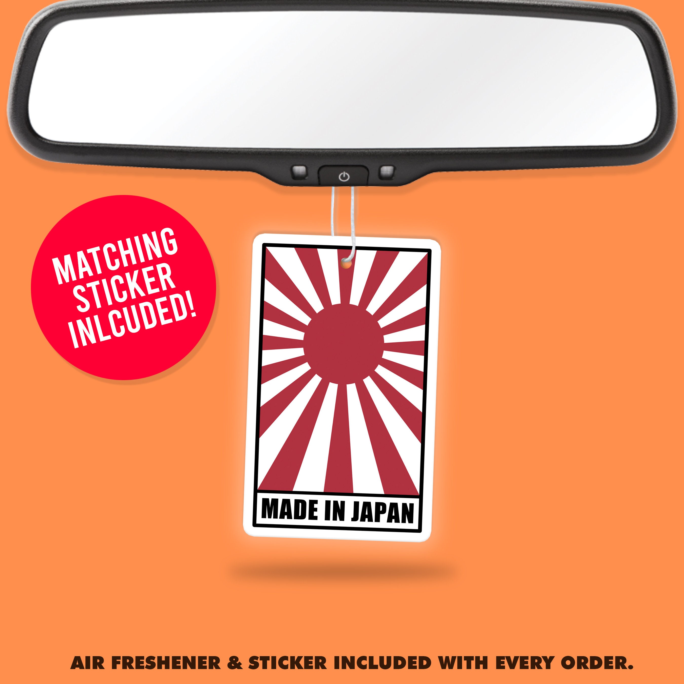 Made in Japan Rising Sun Sticker Vinyl Decal Japanese Flag Sticker JDM  Decal Car Truck Motorcycle Sticker -  Israel