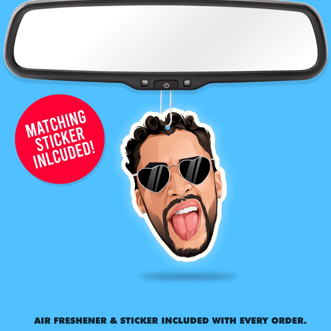Funny Bad Bunny Air Freshener Vinyl Sticker Fragrance Scent Etsy