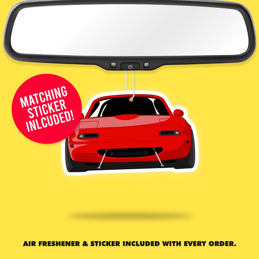 Mazda Miata MX5 Air Freshener Vinyl Sticker Fragrance Scent Etsy