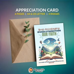 Carte de remerciement JW, remerciement, carte de gratitude à imprimer, encouragement à parler en public, remerciement pour votre soutien, visite renforce la foi