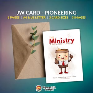 JW Pioneer Cadeau Schoolkaart Ministerie Creatief Unieke Liefde Nieuw dienstjaar PSS Aanmoediging Groet Gelukkig broer zus Beste leven ooit