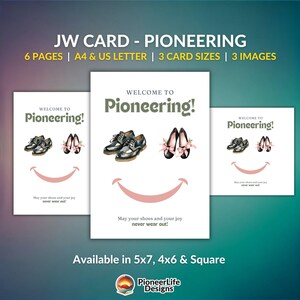 JW Card Pioneering New Service Year Greeting Card Happy Gift for ...