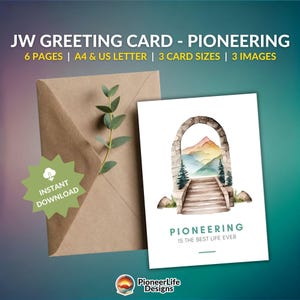 JW Karte Pionier Neujahr im Neujahrsdienst Grußkarte Happy SY Geschenk für Pionier Bruder Schwester Glückwünsche Gut gemacht Bestes Leben Jemals