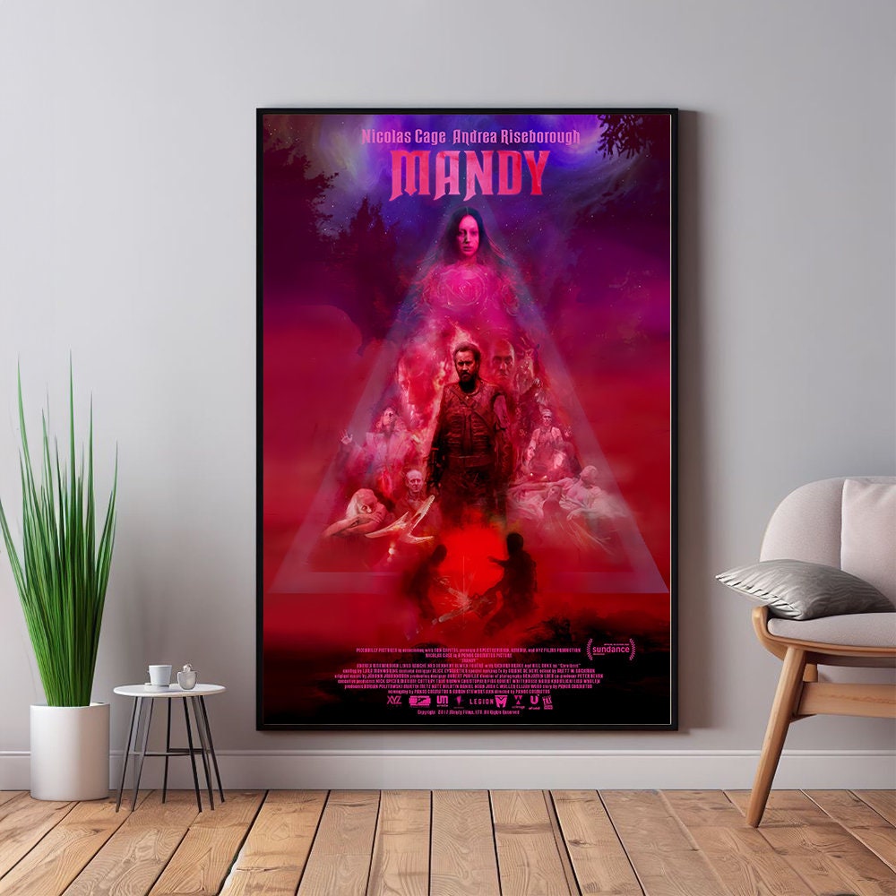 Discover Mandy Movie Poster, Room Decor, Home Decor, Art Poster for Gift