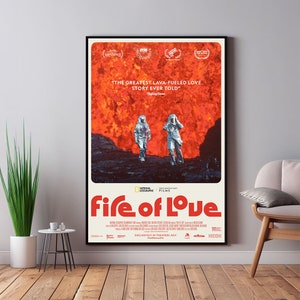 Affiche de film Fire of Love, décoration de chambre, décoration d'intérieur, affiche d'art pour cadeau image 3