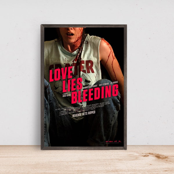 Love Lies Bleeding Filmposter, Heimdekoration, Kunstposter als Geschenk, individuelles personalisiertes Poster