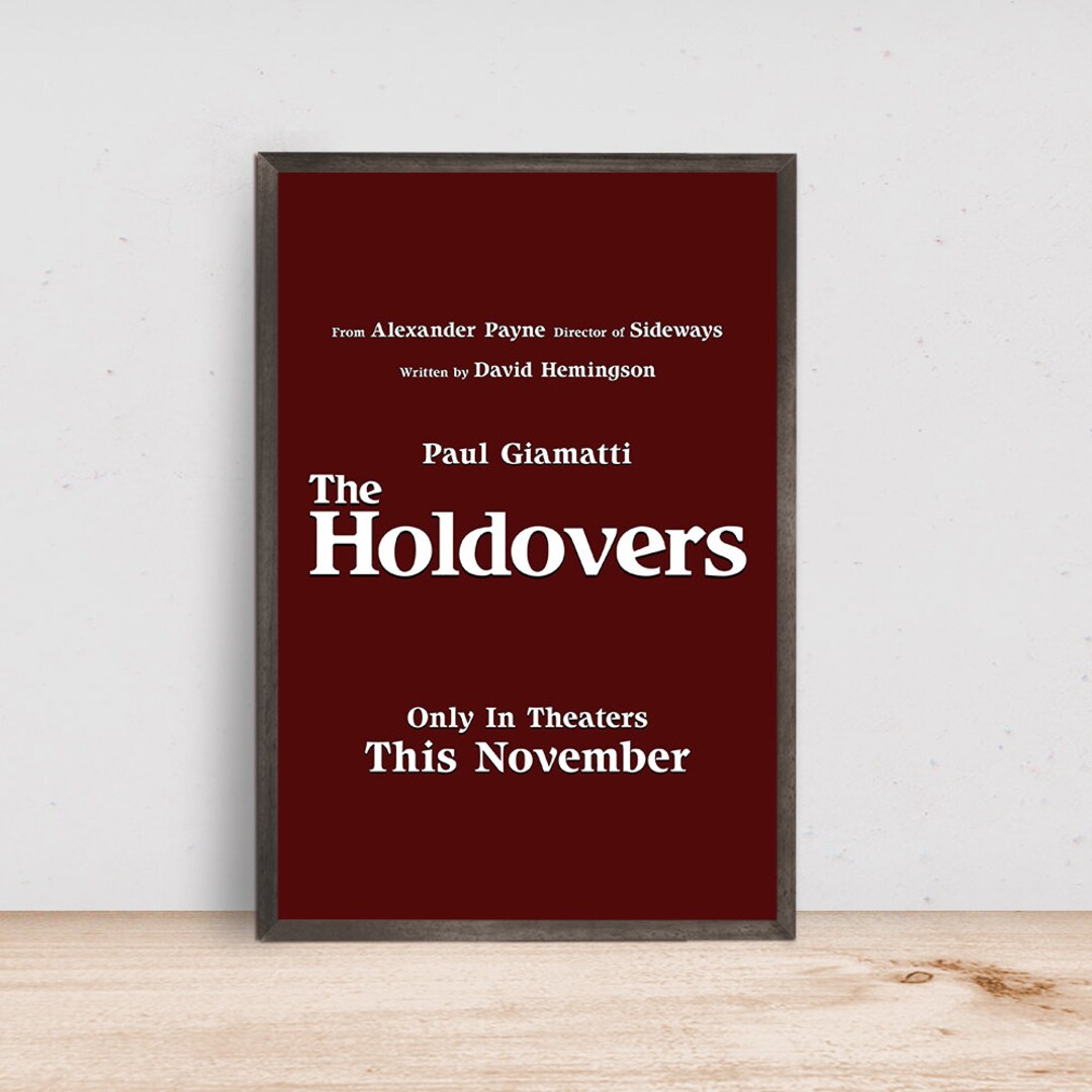 The Holdovers Movie Poster, Room Decor, Home Decor, Art Poster for Gift