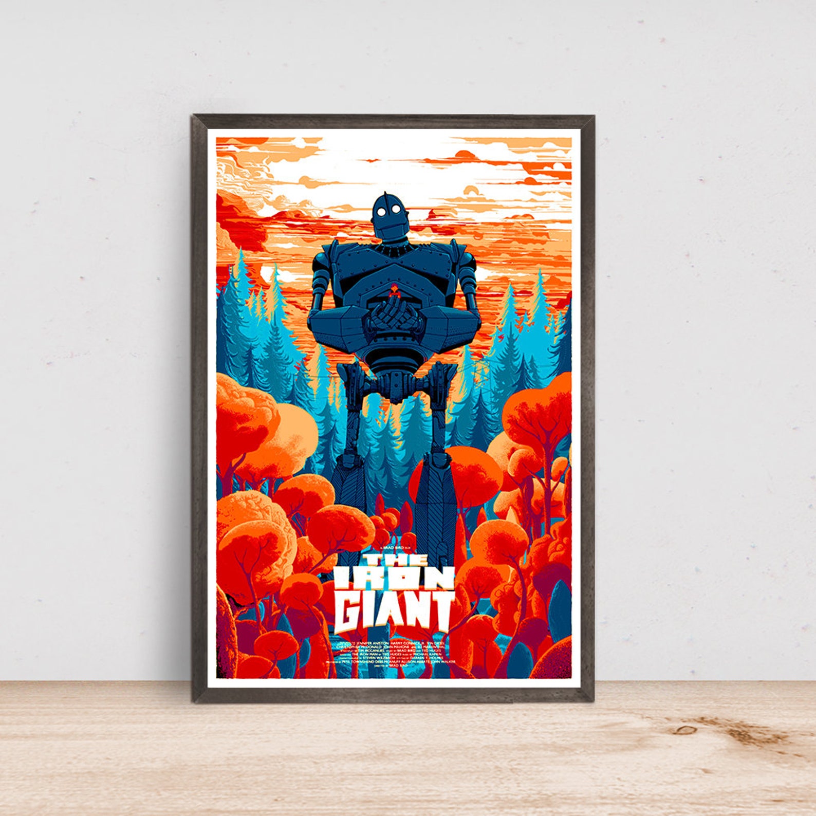 The Iron Giant Movie Poster, Home Decor, Art Poster for Giftcustom