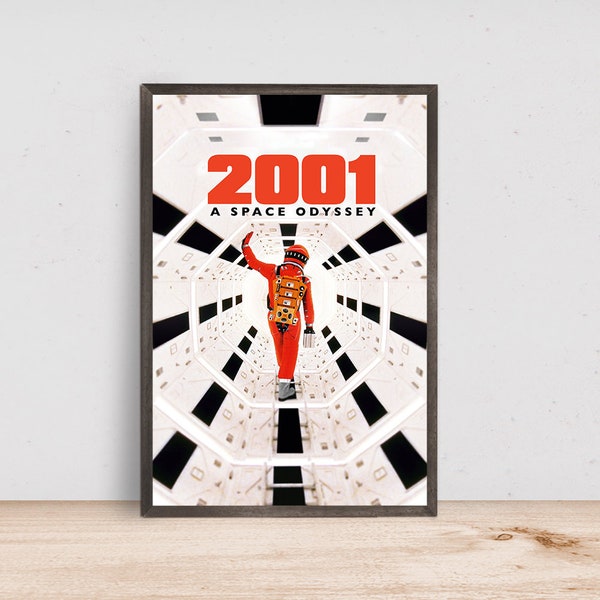2001 A Space Odyssey Movie Poster Classic film-Poster Gift- Room Decor Wall Art