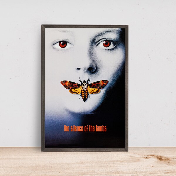 Silence of the lambs Movie Poster, Room Decor, Home Decor, Art Poster for Gift