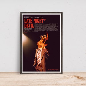 Late Night with the Devil Movie Poster, Room Decor, Home Decor, Art Poster for Gift