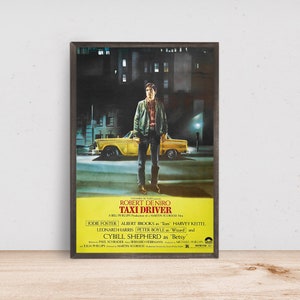 Taxi Driver Movie Poster, Room Decor, Home Decor, Art Poster for Gift