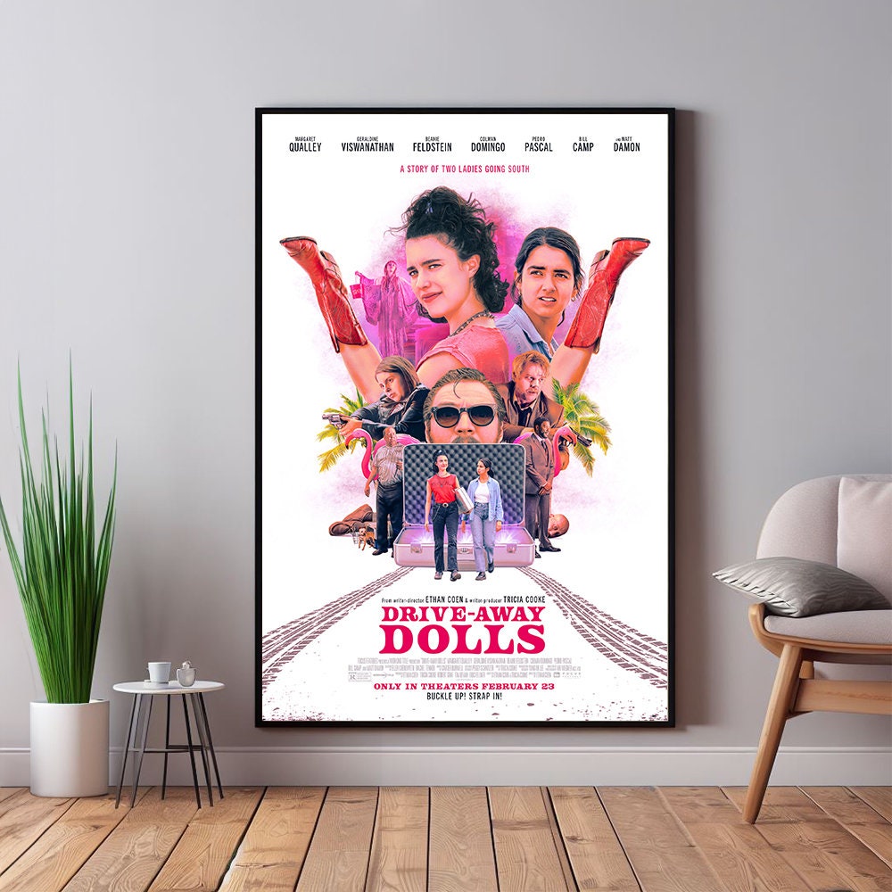 Drive-Away Dolls Movie Poster, Room Decor, Home Decor