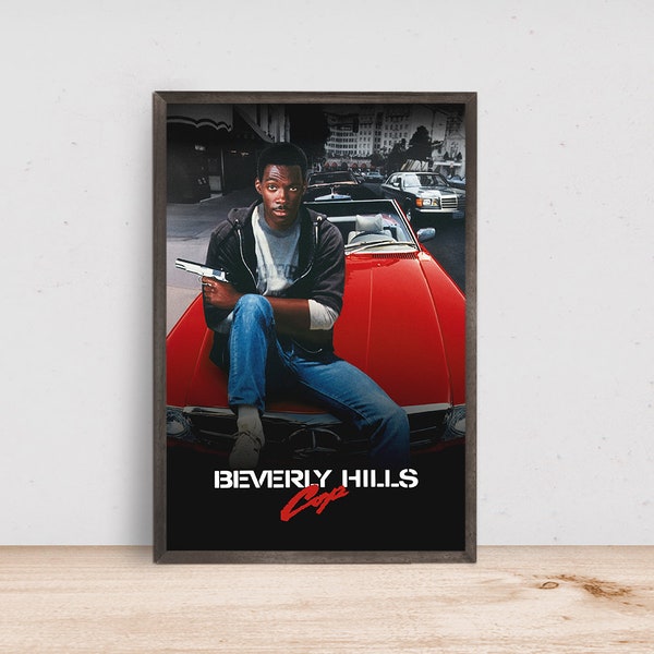 Beverly Hills Cop Movie Poster, Room Decor, Home Decor, Art Poster for Gift