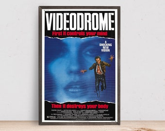 VIDEODROME Movie Poster, Room Decor, Home Decor, Art Poster for Gift