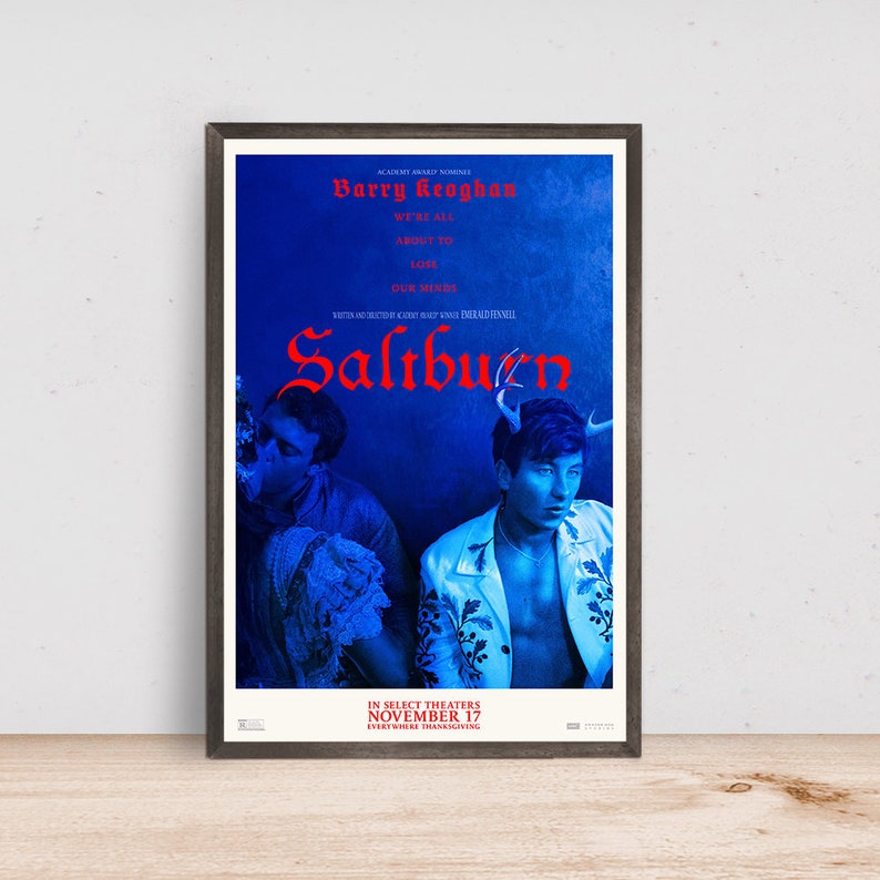 Saltburn Movie Poster Home Decor Art Poster for Giftcustom Etsy