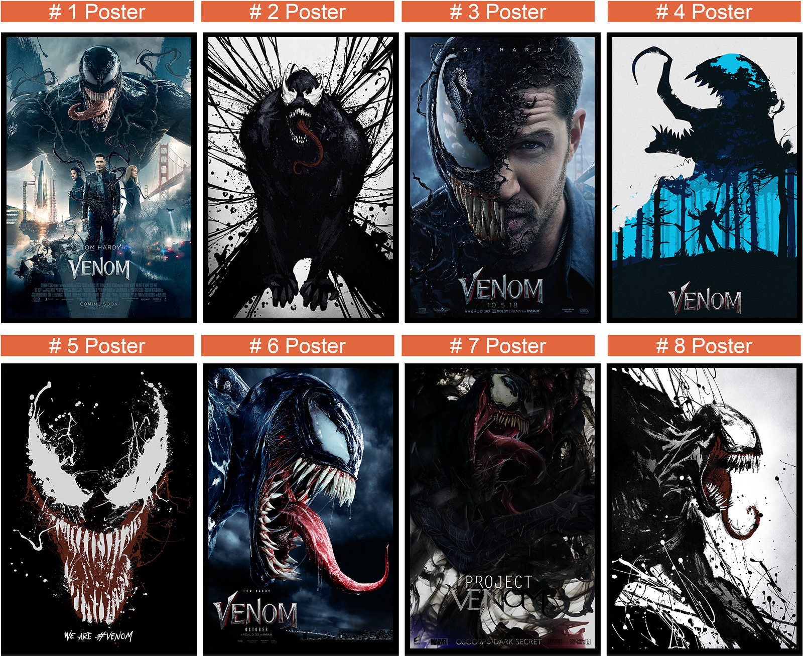 Venom b 11x17 Inch Movie POSTER 
