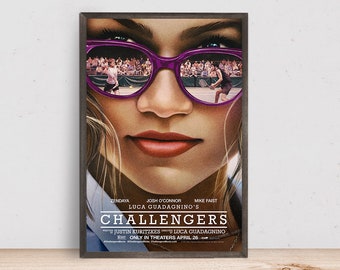Cartel de la película Challengers, decoración de la habitación, decoración del hogar, cartel de arte para regalo