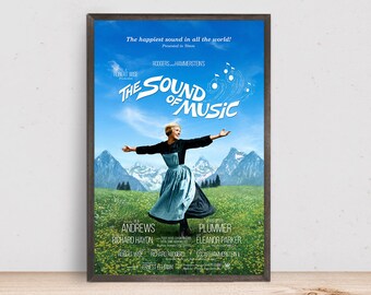 The Sound of Music Movie Poster, Room Decor, Home Decor, Art Poster for Gift