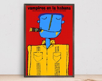 Vampiros en La Habana! Movie Poster, Room Decor, Home Decor, Art Poster for Gift