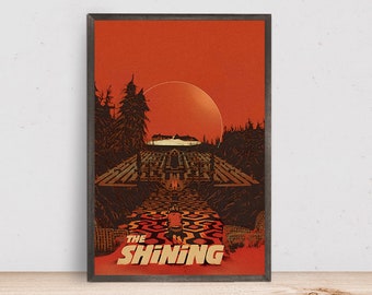 The Shining Horror Movie Poster, Home Decor, Art Poster for GiftCustom Personalized Poster