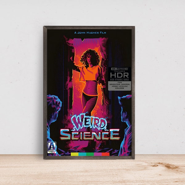 Weird Science Movie poster, Room Decor, Home Decor, Art Poster for Gift