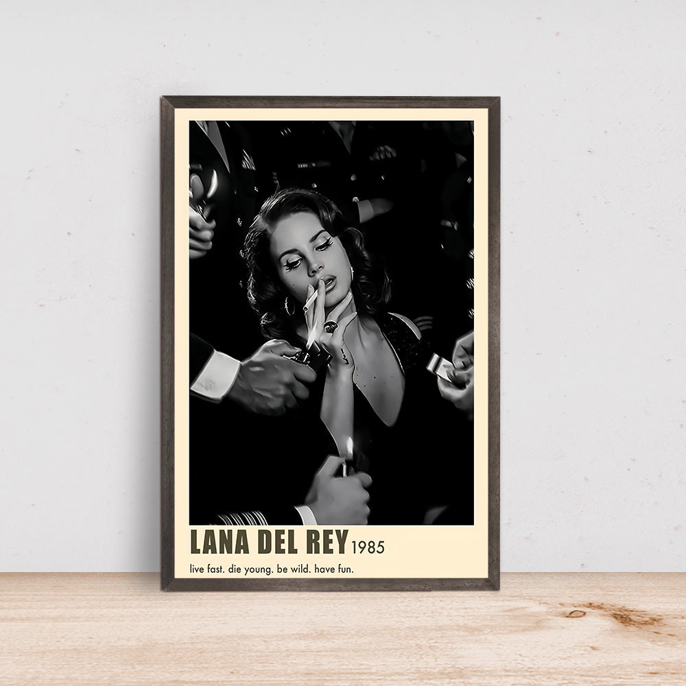 GIFTSFARM Lana Del Rey Vinyl Record Wall Decor, Del Rey Merch Posters, Room  Decor (11.6 Inch, Set of 2)