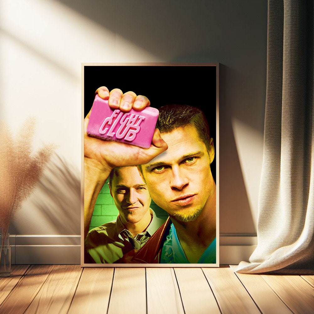 Discover Fight Club Movie Poster Classic film-Poster Gift- Room Decor Wall Art