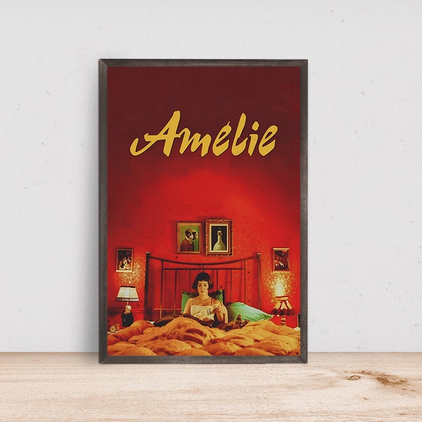 AMELIE Movie Poster, Room Decor, Home Decor, Art Poster for Gift