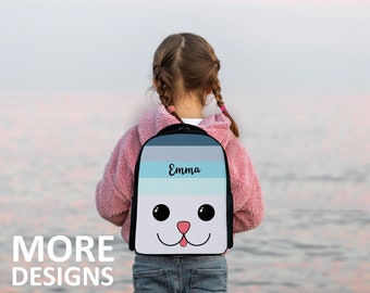 Mochila personalizada para niños pequeños, mochila personalizada de Navidad, bolsa de libros preescolares para niños, bolsas escolares personalizadas, regalos para niños