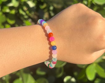 Mixed Color Beaded Bracelet