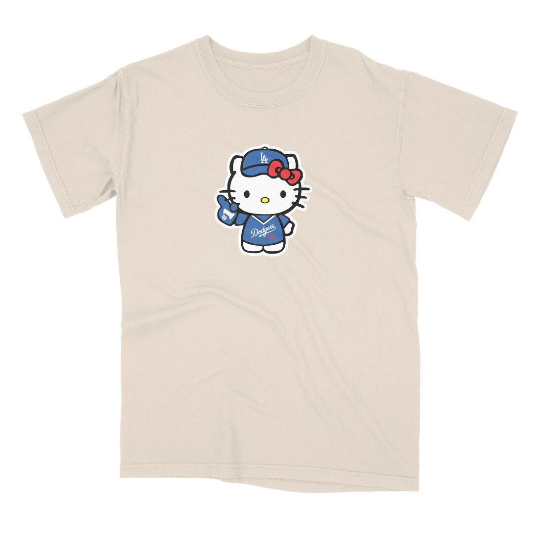 Hello Kitty Dodgers Shirt Baseball Los Angeles Team Shirt - Etsy