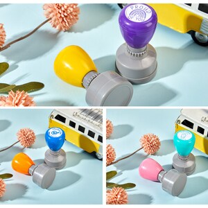 Late! Text Teacher Stamp | Rubber Stamp Champ - View #7