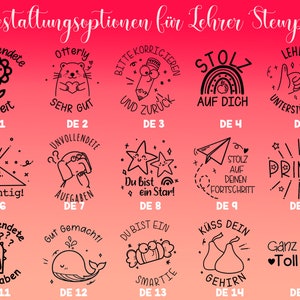 Personalisiert Stempel Lehrer Gefällt Das Lehrerstempel Prima Lehrer Stempel Korrigieren Und Zurück Lehrerstempel Lehrergeschenk Für Sie image 3