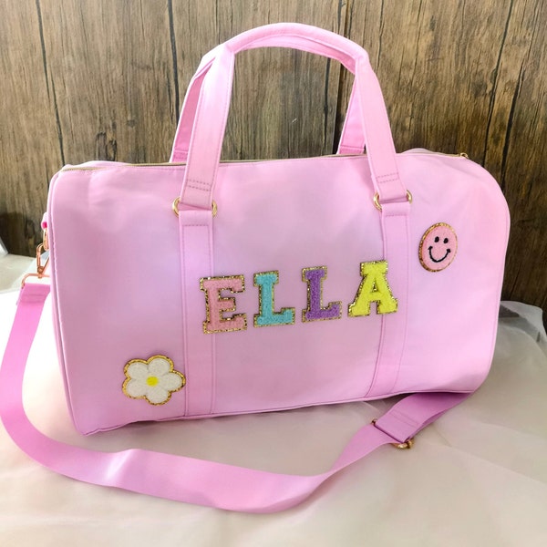 Personalized gift| personalized bags | custom duffle bag | dance bag | personalized duffel | birthday gift| personalized gift for kids Sewn