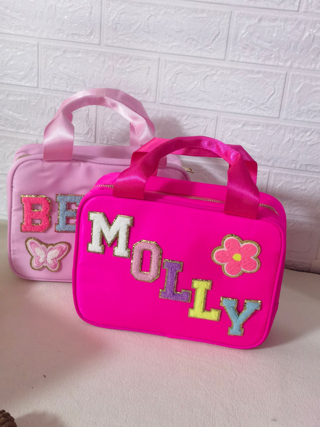 Personalized Nylon Lunch Box Diy Letter Customization Nylon Tote Bag