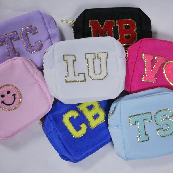 Nylon Cosmetic Bags, Nylon Pouch Bag, Bags for patches, Toiletry Bags, Summer Travel Cases, Nylon Pouch Bags Mini