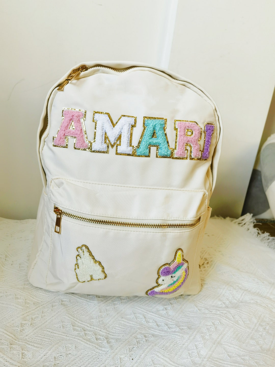 NEW Nylon Backpack Personalized Backpack Customizable Etsy